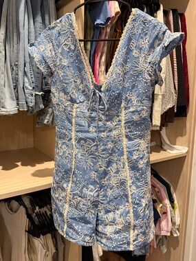 Papermoon Lace Trimmed Romper